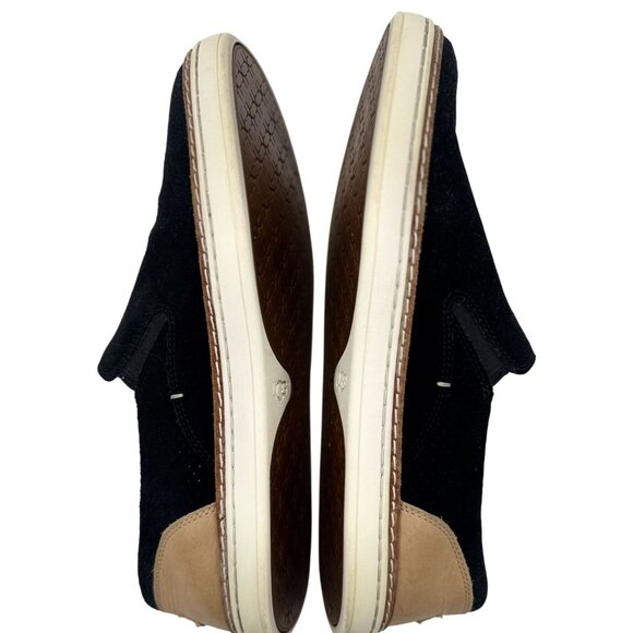 UGG Tan & Black Suede Slip-On Shoes Womens Size 9 - Picture 4 of 7